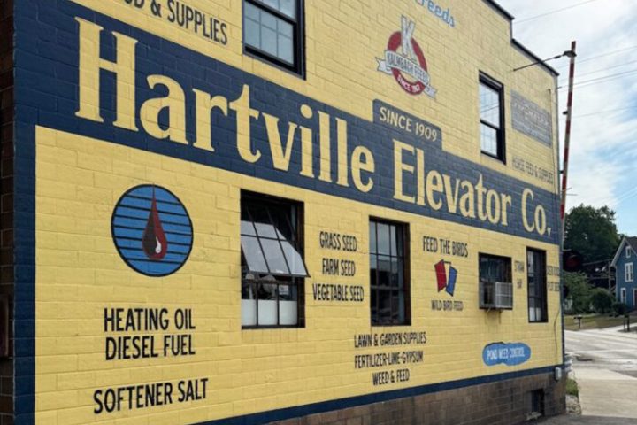 Mural Painted on the Hartville Elevator Company