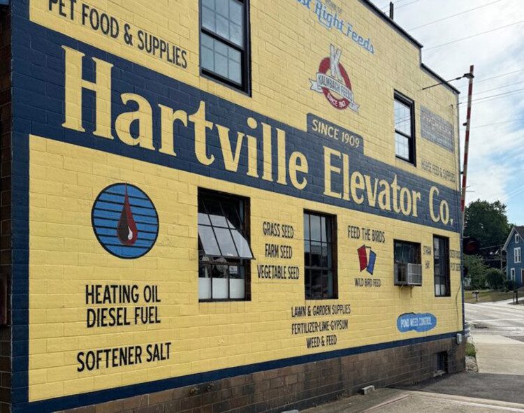 Mural Painted on the Hartville Elevator Company