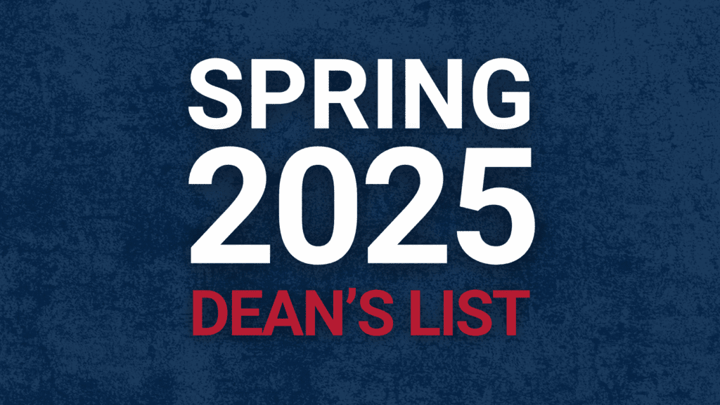 Spring 2025 Dean's List