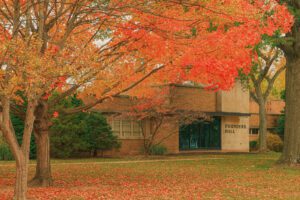 Founders Hall Fall Scene