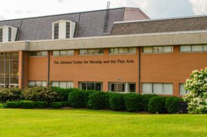 Side shot of the Johnson Center